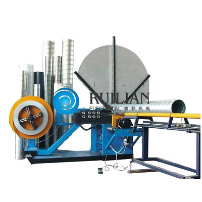 Conduit à faible teneur en carbone de spirale de conduit d'air d'acier de tôle faisant à machine 650 t/mn/minute