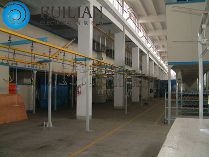 Suspension donnant la chaîne de production de peinture de jet équipements 120KW de pistolage