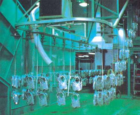 120KW la ligne de revêtement en aluminium de pièces d'équipements de pistolage 15m/Min