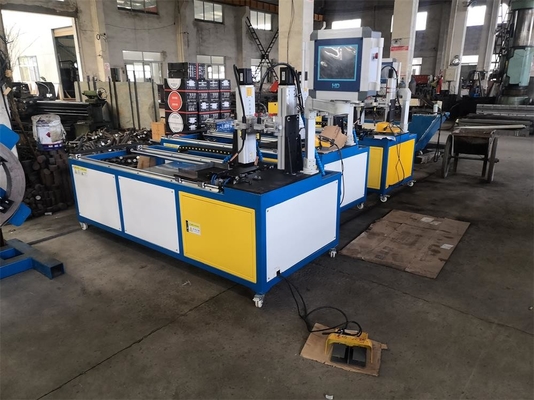 Machine de soudure de bride de 650 t/mn Min Air Duct Angle Iron 20KVA